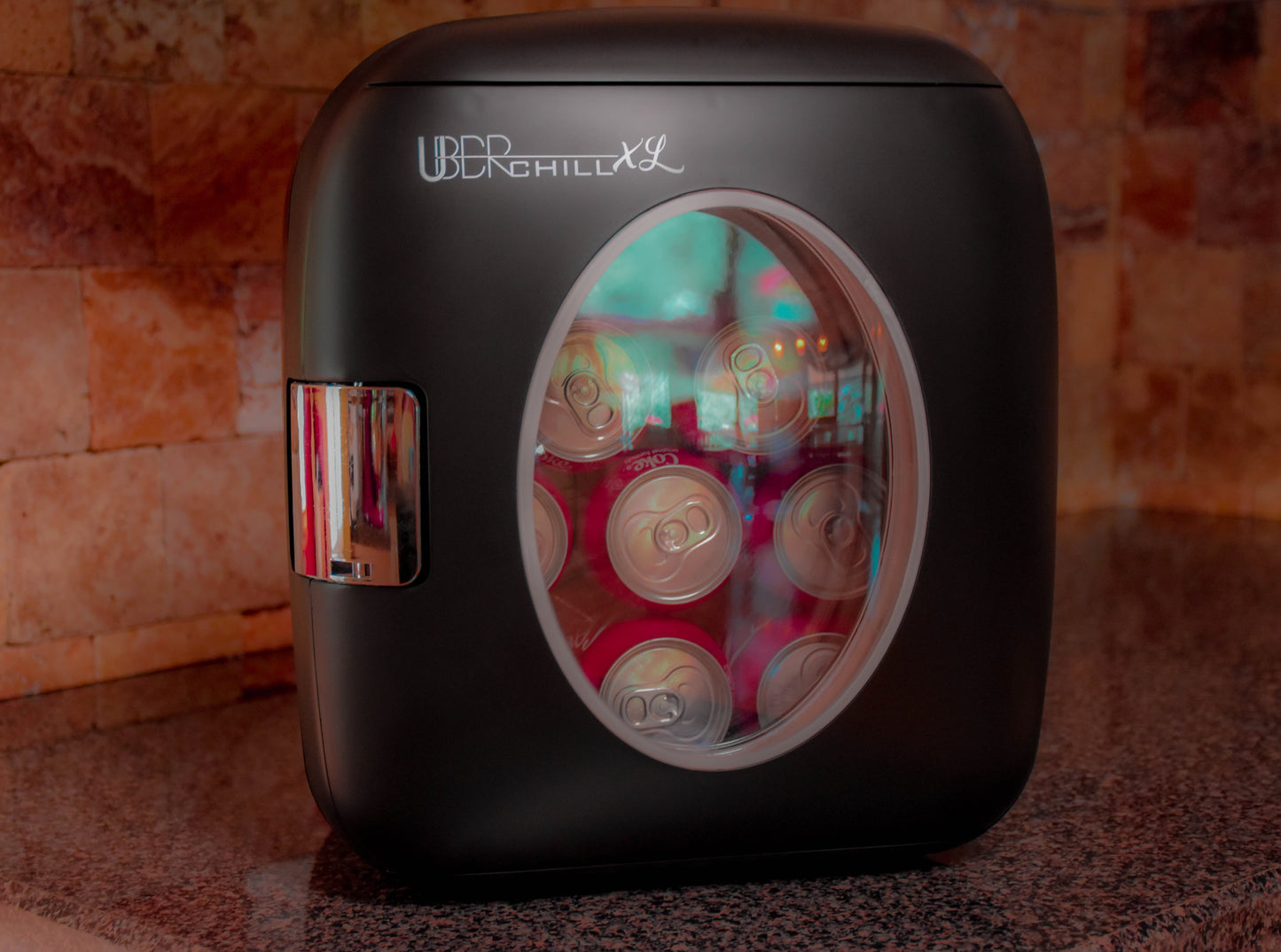 Chic & Versatile Mini Fridge - Retro Beverage Cooler & Warmer for Home, Office, and Outdoor Fun (9 Liters)