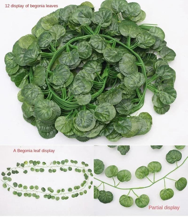 Artificial Green Plants and Rattan Climbing Vines for Wedding and Home Decor