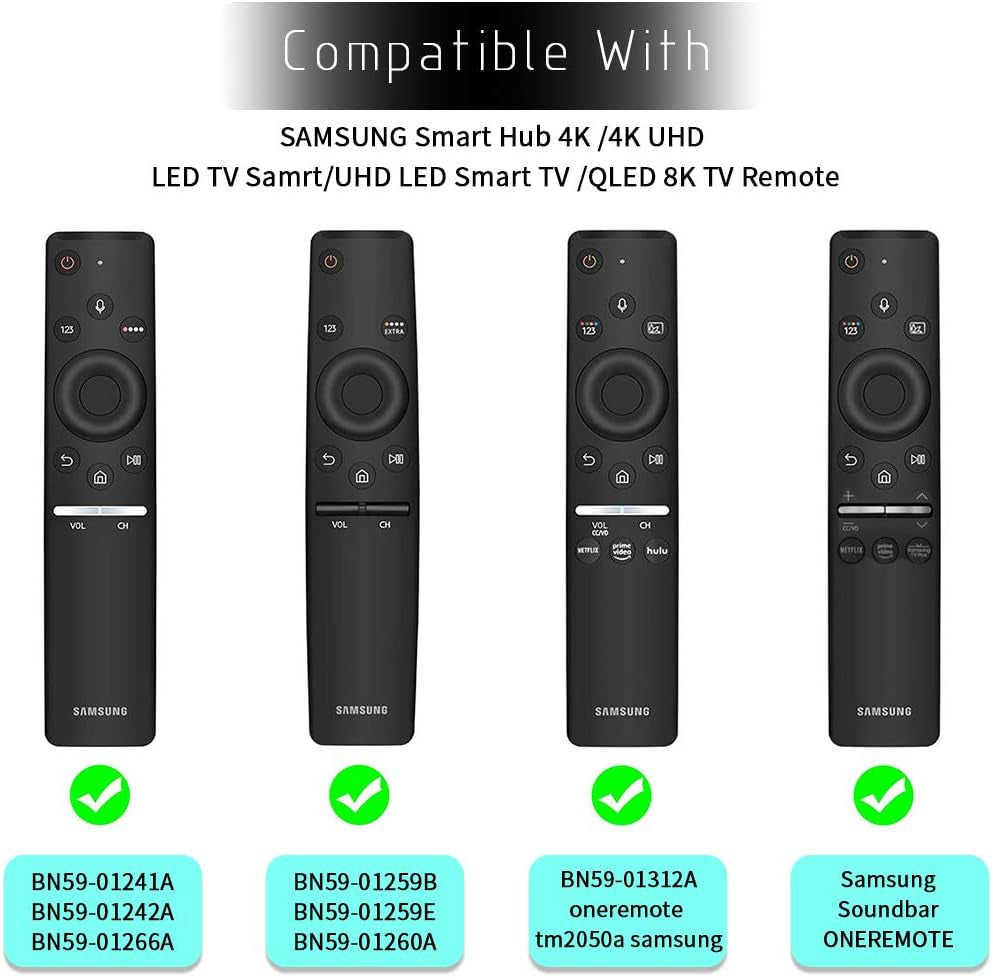Samsung BN59 Series Smart TV Remote Case - Silicone Holder with Thickened Layer, Shockproof, Blue