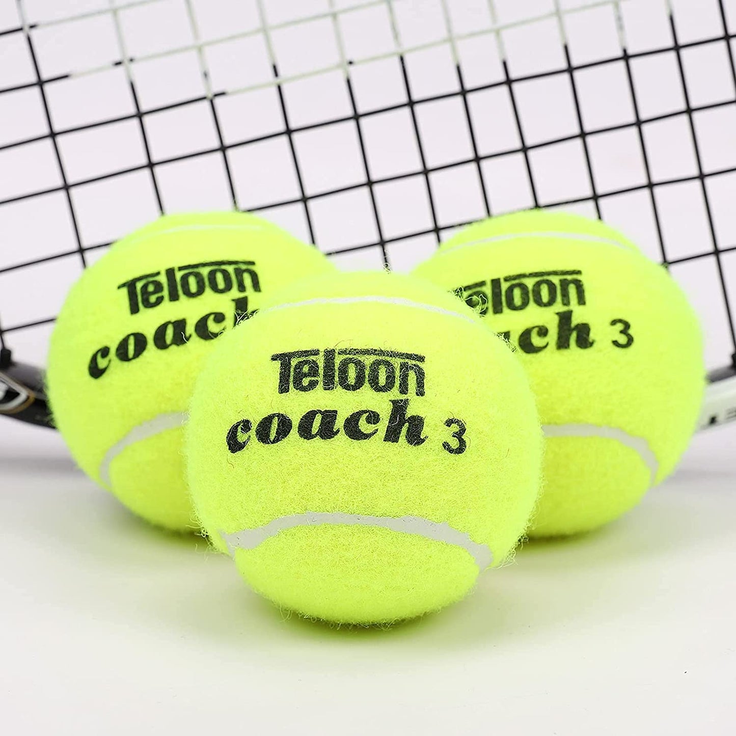 Pressure Training Tennis Balls - Available in 12 or 18 Count with Mesh Carry Bag, Four Color Options, Ideal for Beginners