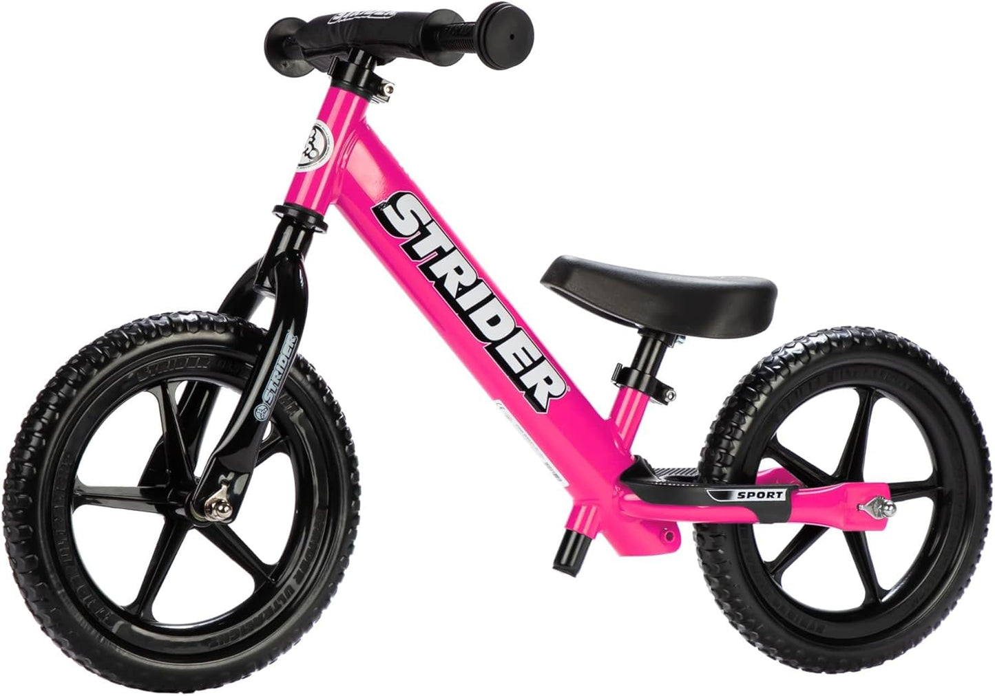12-Inch No-Pedal Balance Bike for Children Ages 1 to 4 - Features Safety Pad, Padded Seat, Mini Grips, and Flat-Free Tires - Easy Tool-Free Assembly and Adjustments