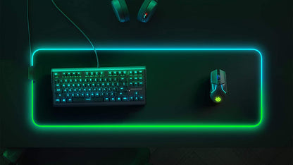 SteelSeries QcK XL RGB Prism Gaming Mouse Pad - Extra-Large Cloth Design for Desk Coverage