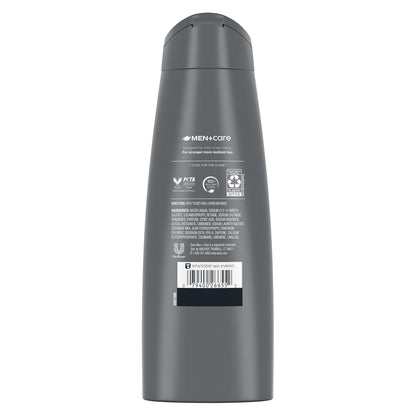 DOVE MEN + CARE Fortifying 2-in-1 Shampoo and Conditioner with Caffeine for Resilient, Stronger Hair - 12 oz, Pack of 6