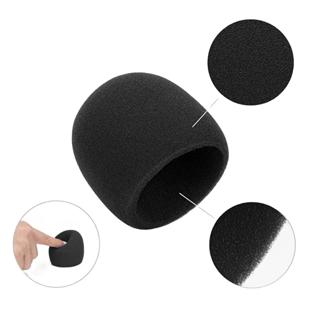 Professional Foam Windscreen Cover for Blue Yeti Condenser Microphone - Pop Filter and Windshield Accessory