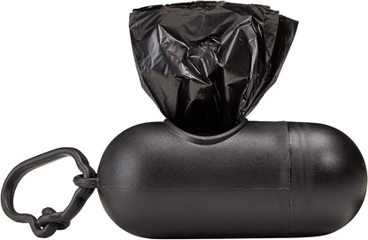 Dog Waste Disposal Bags with Dispenser and Leash Clip, Unscented, 300 Count (20 Packs of 15 Bags)