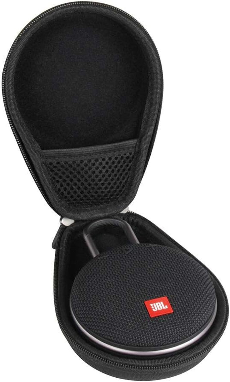 Travel Case for JBL Clip 3 Portable Waterproof Bluetooth Speaker (Black)
