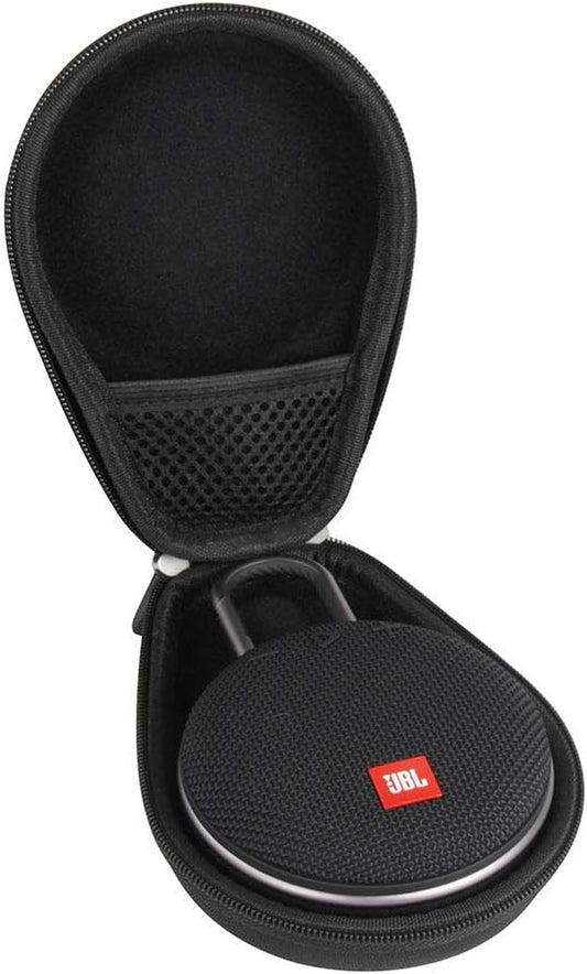 Travel Case for JBL Clip 3 Portable Waterproof Bluetooth Speaker (Black)