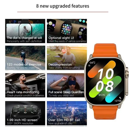 Revolutionary X10 Ultra Smartwatch: Stay Connected, Track Your Health, and Elevate Your Fitness Journey!