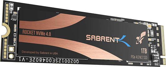 1TB Rocket NVMe PCIe 4.0 M.2 2280 Internal SSD - Maximum Performance Solid State Drive (Latest Version) (SB-Rocket-NVMe4-1TB)