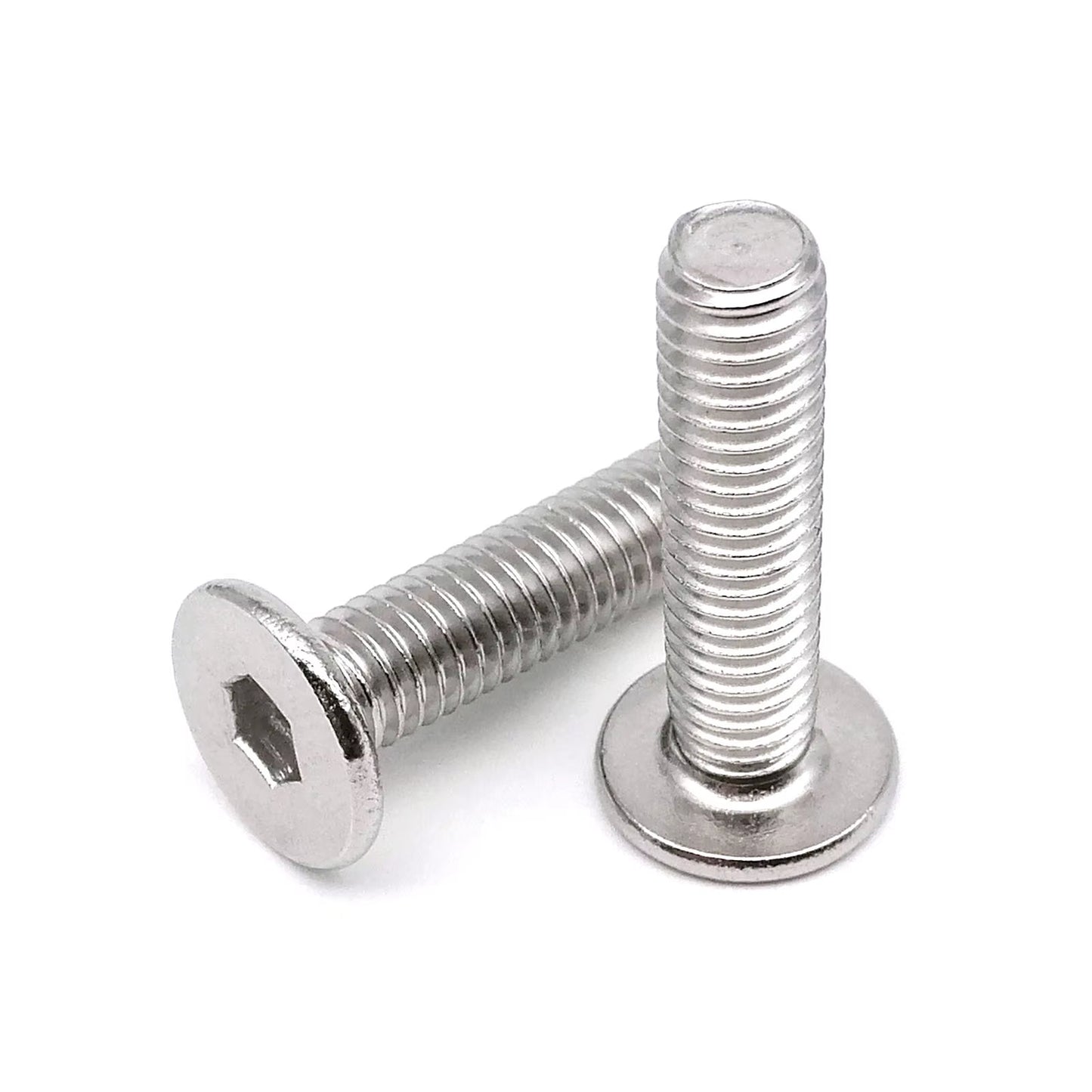 304 A2-70 Stainless Steel Ultra-Thin Hexagon Socket Allen Head Screws Available in Sizes M1.6 to M8