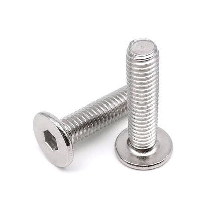 304 A2-70 Stainless Steel Ultra-Thin Hexagon Socket Allen Head Screws Available in Sizes M1.6 to M8