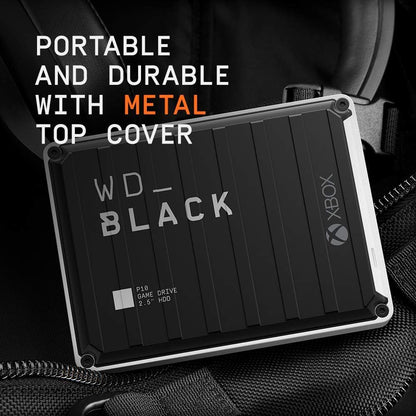 4TB Portable External Hard Drive for Xbox P10 Game Drive - Includes 1-Month Xbox Game Pass - Model BA5G0040BBK-WESN