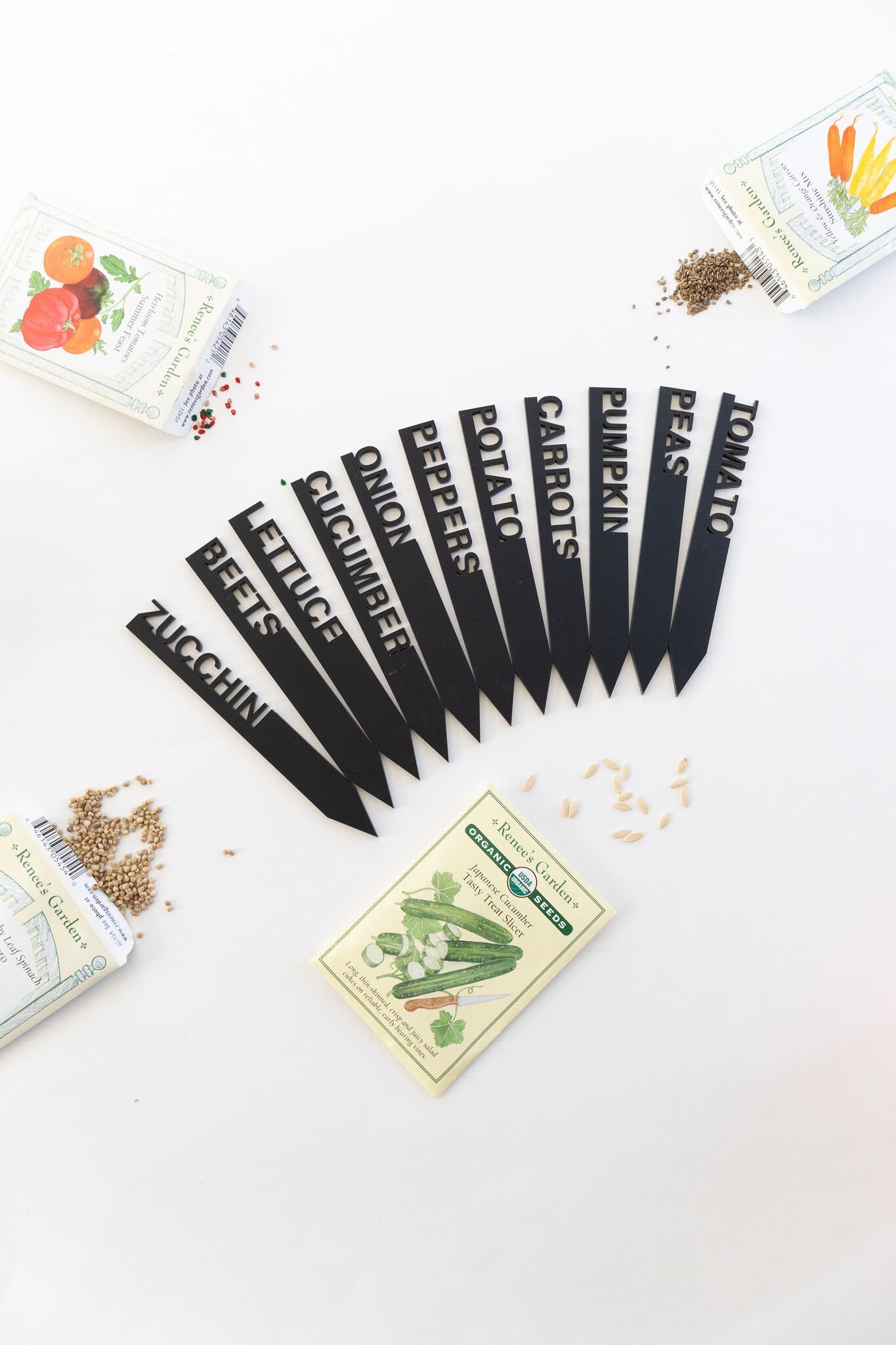 Garden Stakes for Vegetables | Ideal Gifts for Gardeners | Decorative Garden Markers | Thoughtful Mother's Day Gift