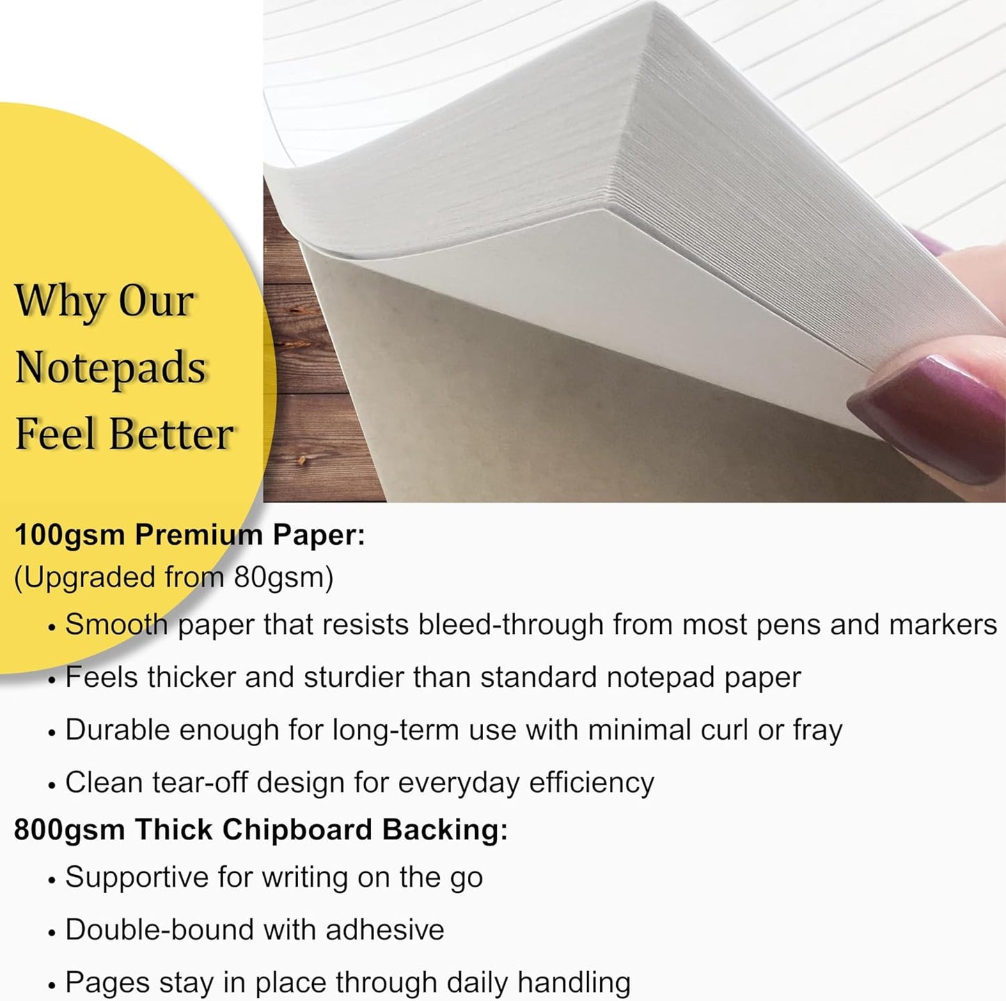 To-Do List Planner Notepad - 60 Pages of Undated Checklist with Priority and Note Sections for Project, Client, and Daily Task Management - 8.5 x 11 A4 Tear Sheets
