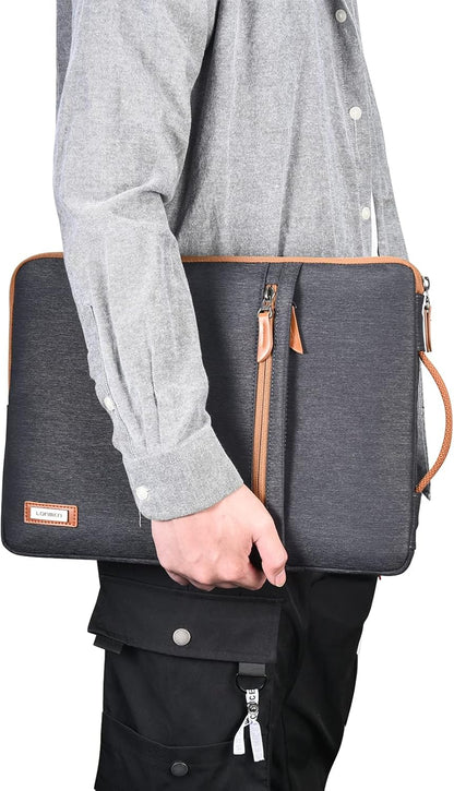 14-Inch Water-Resistant Laptop Sleeve with Handle for Compatibility with Most 14-Inch Computers Including Surface Book, Lenovo Flex 4, Yoga 530, Thinkpad L480, E485, HP Pavilion X360, and Dell Latitude 5490/7490 (2018)