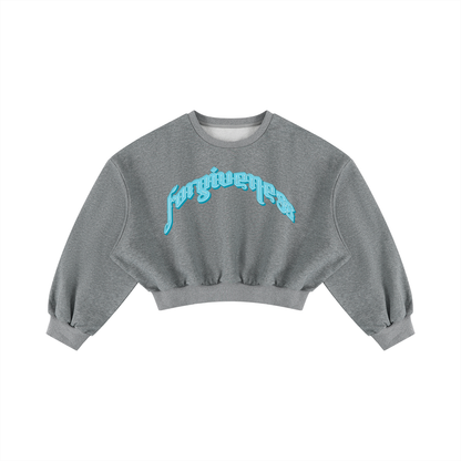 Women's Boxy Cropped Crewneck Sweatshirt