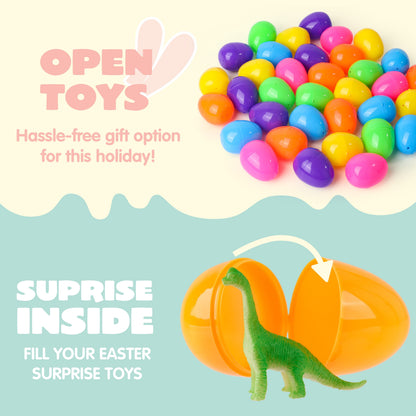 200 Colorful Prefilled Easter Eggs with Exciting Toys Inside - Perfect for Kids' Easter Baskets and Classroom Exchanges!
