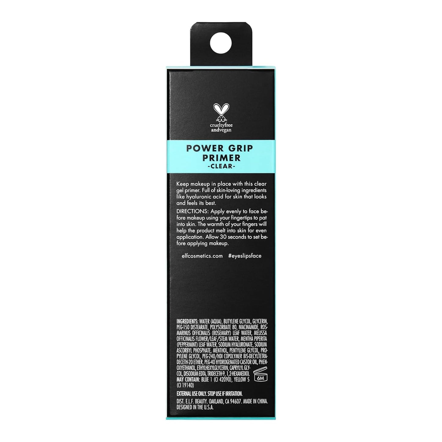 Power Grip Primer - Gel-Based Hydrating Face Primer for Smoother Skin and Enhanced Makeup Adhesion, 0.811 Fl Oz (24 Ml)