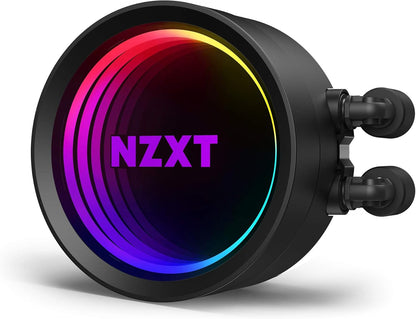 Kraken X53 Black - All-In-One RGB CPU Liquid Cooler - Infinity Mirror Design - Powered by CAM