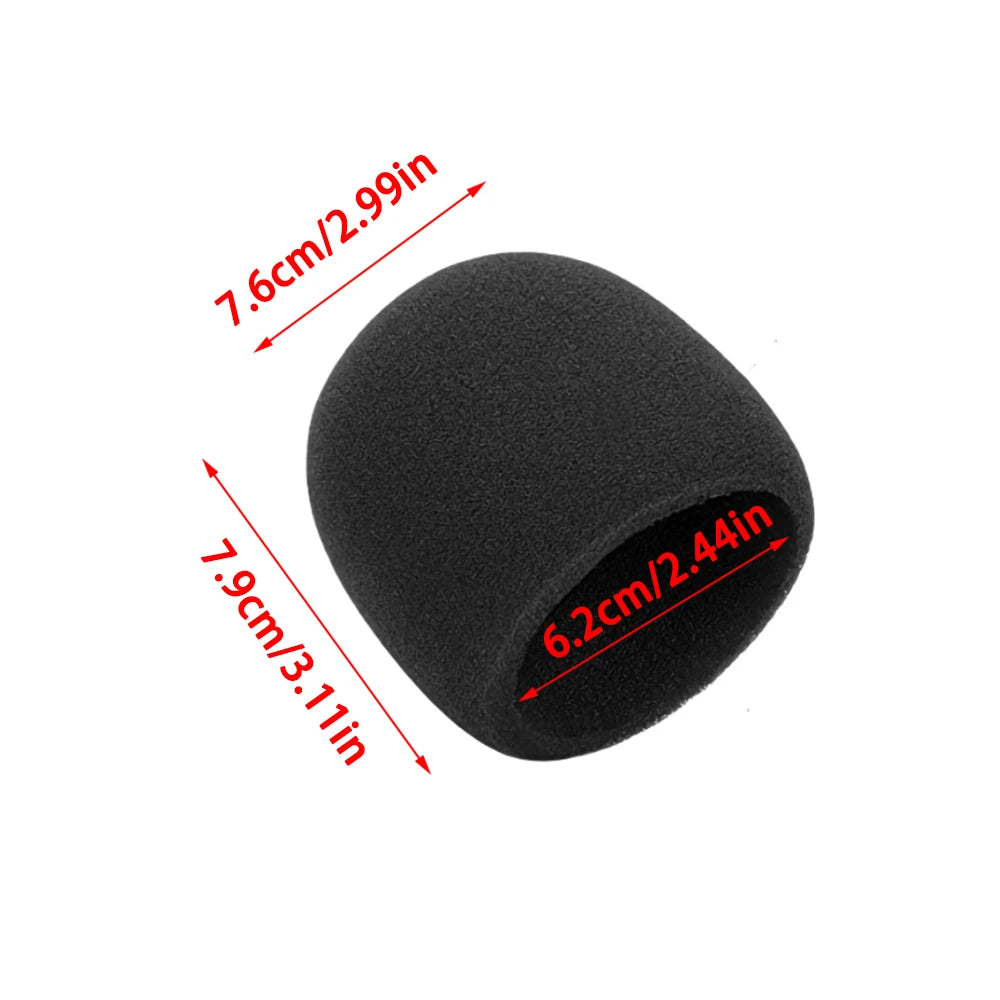 Professional Foam Windscreen Cover for Blue Yeti Condenser Microphone - Pop Filter and Windshield Accessory