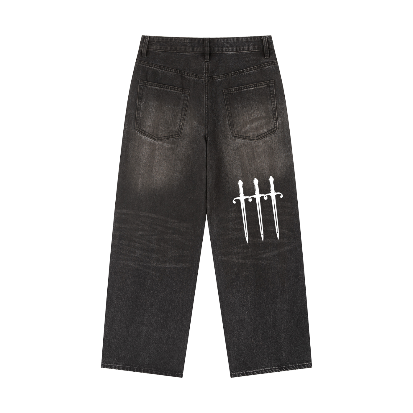 Vintage Wash Heavyweight Denim Jeans