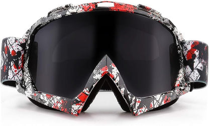 UV400 Protective Goggles for Dirt Bike and ATV Riding - Windproof and Dustproof Motorcycle Goggles for Men, Women, and Youth