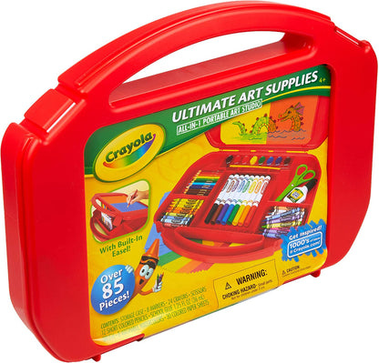 Deluxe Art Set with Easel for Children, 85-Piece Creative Kit, Ideal Gift for Ages 4-7 [Amazon Exclusive]