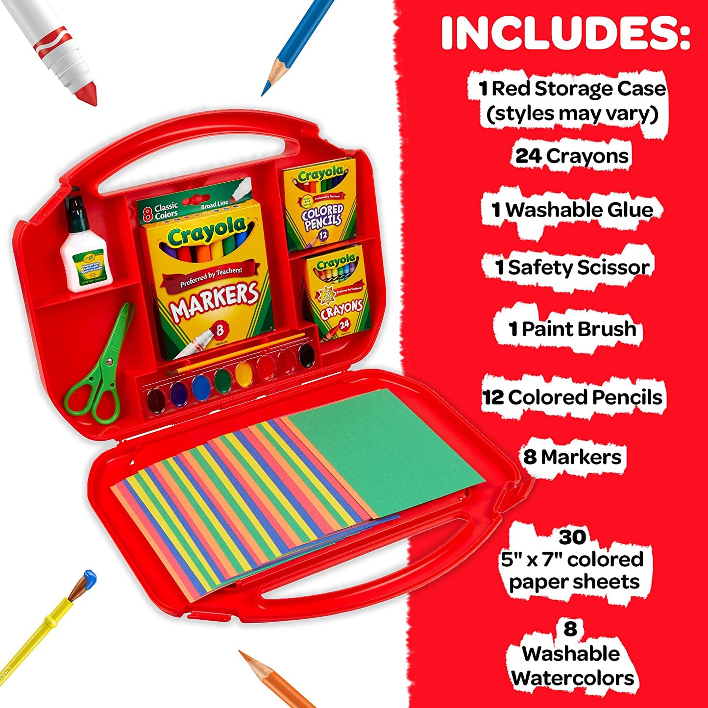 Deluxe Art Set with Easel for Children, 85-Piece Creative Kit, Ideal Gift for Ages 4-7 [Amazon Exclusive]