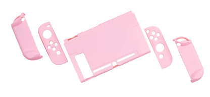 Slim Protective Case for Nintendo Switch and Joy-Con - Shock-Absorbent and Scratch-Resistant (Sakura Pink)