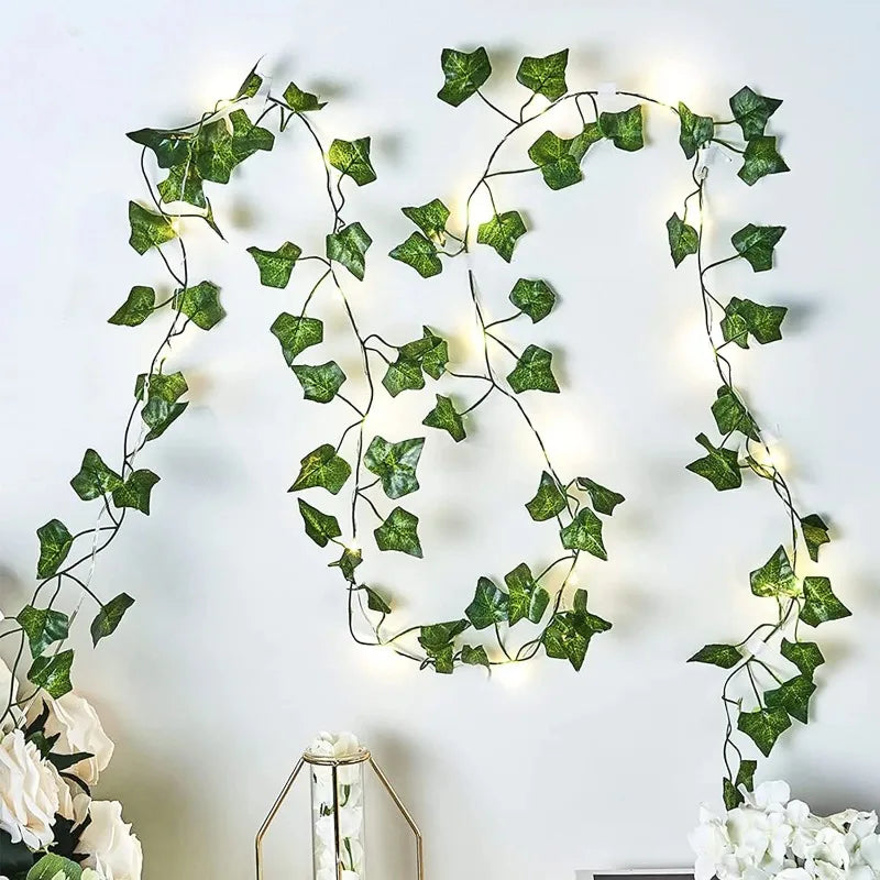Artificial Green Plants and Rattan Climbing Vines for Wedding and Home Decor