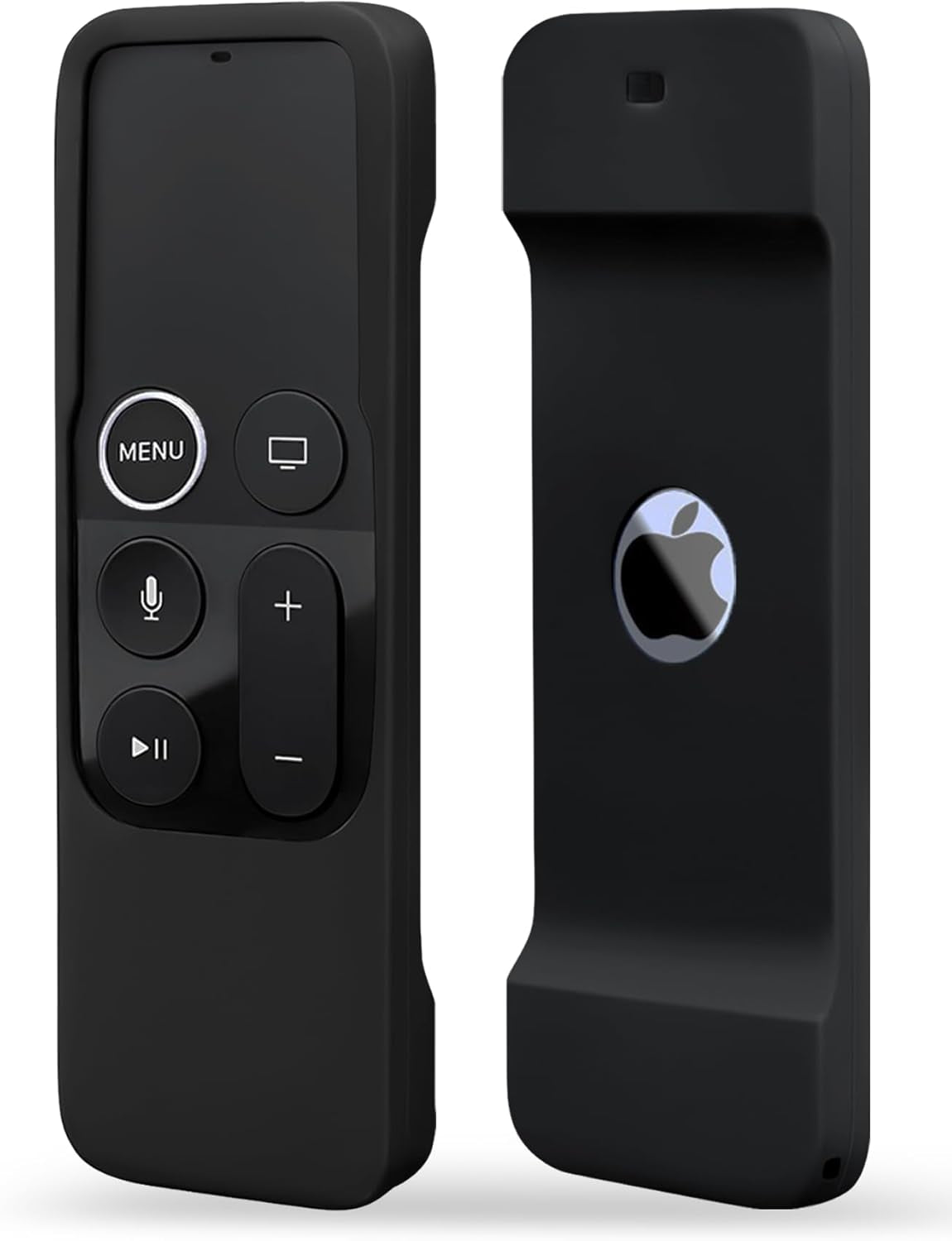 Professional Silicone Case for Apple TV 4K/HD Siri Remote (1st Generation) - Soft, Anti-Slip, Shock-Proof Cover for 5th and 4th Generation Remote Controllers - Black