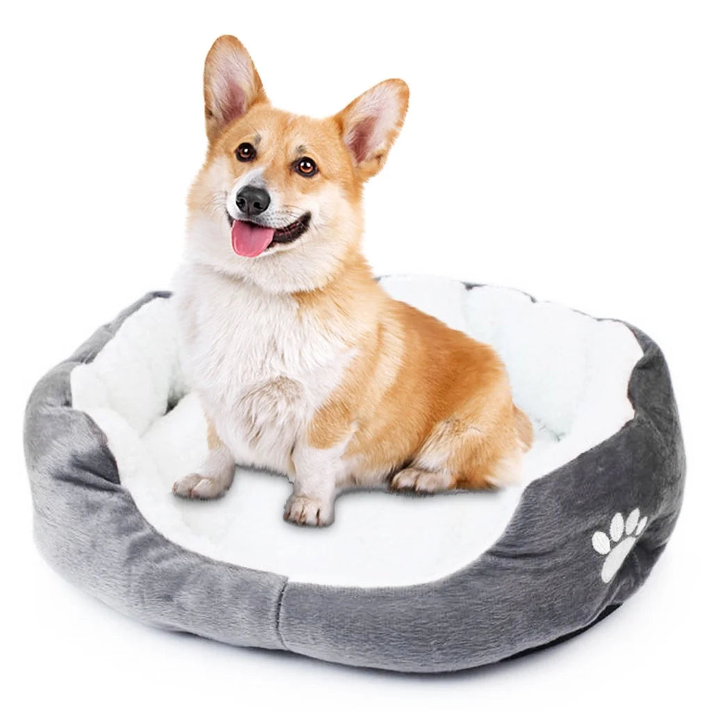Cozy Calming Bed for Small Dogs and Cats, Anti-Anxiety, Non-Slip and Machine Washable, Ideal for Indoor and Outdoor Use