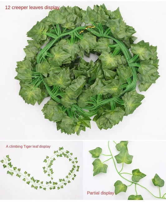Artificial Green Plants and Rattan Climbing Vines for Wedding and Home Decor