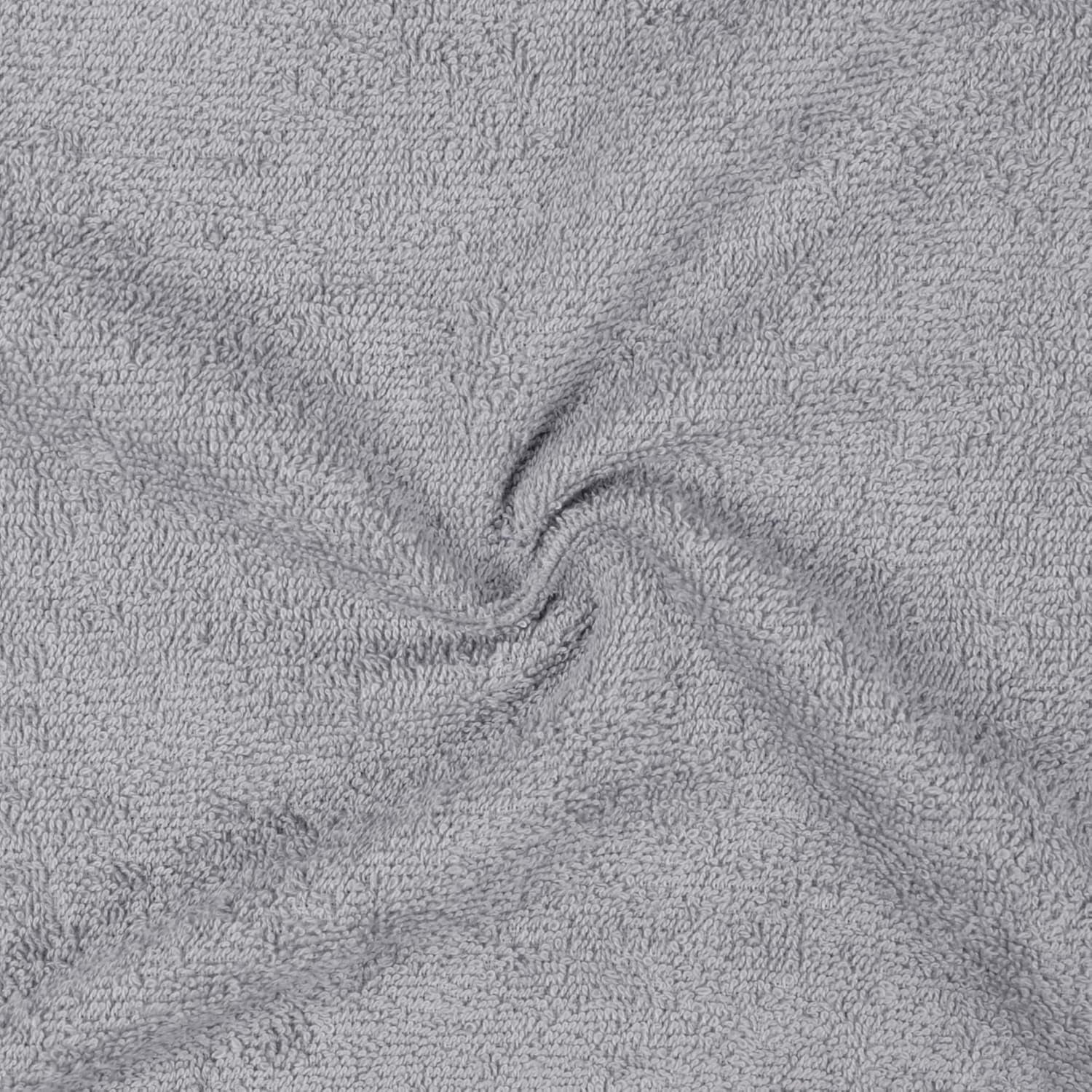 Wash Cloth Set, 100% Cotton, Extra Absorbent, Quick Drying, 30 X 30 Cm, Grey, Pack of 12