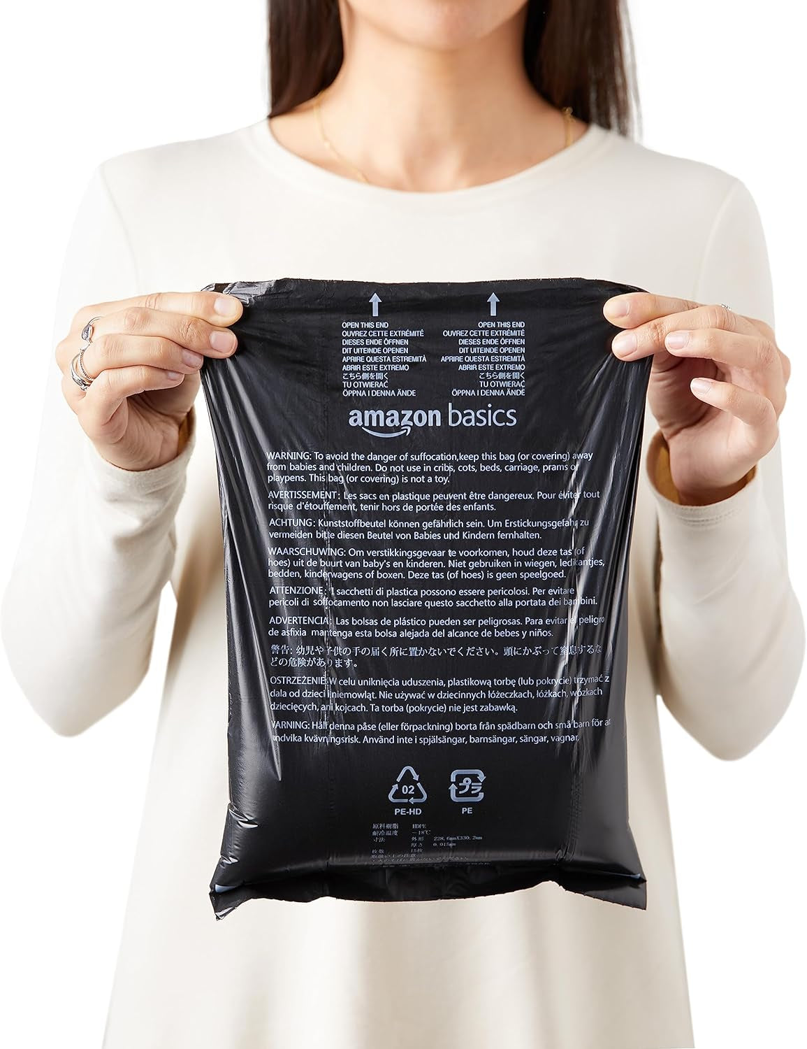 Dog Waste Disposal Bags with Dispenser and Leash Clip, Unscented, 300 Count (20 Packs of 15 Bags)