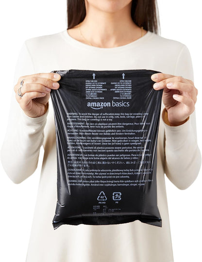Dog Waste Disposal Bags with Dispenser and Leash Clip, Unscented, 300 Count (20 Packs of 15 Bags)