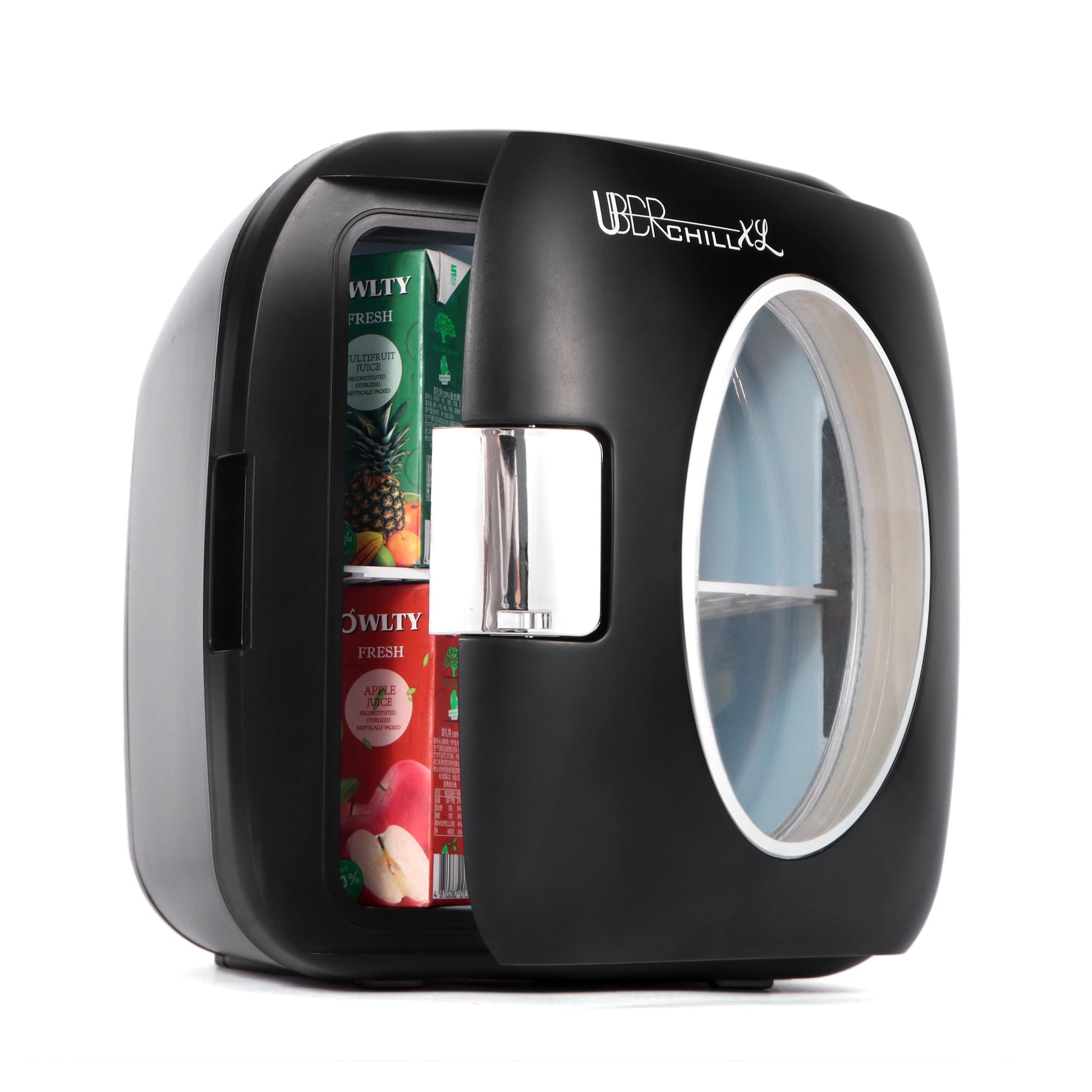 Chic & Versatile Mini Fridge - Retro Beverage Cooler & Warmer for Home, Office, and Outdoor Fun (9 Liters)