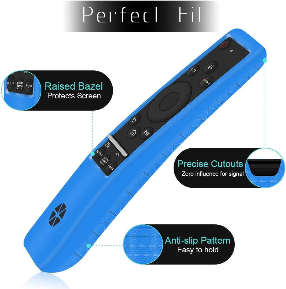 Samsung BN59 Series Smart TV Remote Case - Silicone Holder with Thickened Layer, Shockproof, Blue