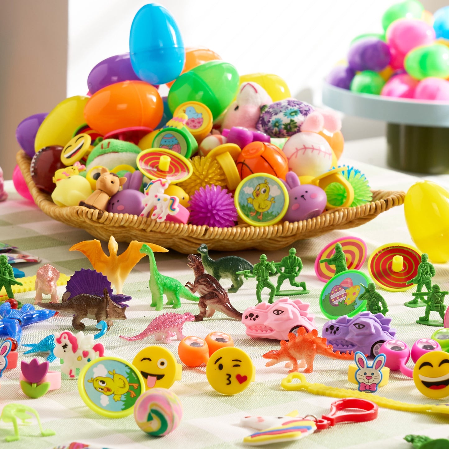 200 Colorful Prefilled Easter Eggs with Exciting Toys Inside - Perfect for Kids' Easter Baskets and Classroom Exchanges!