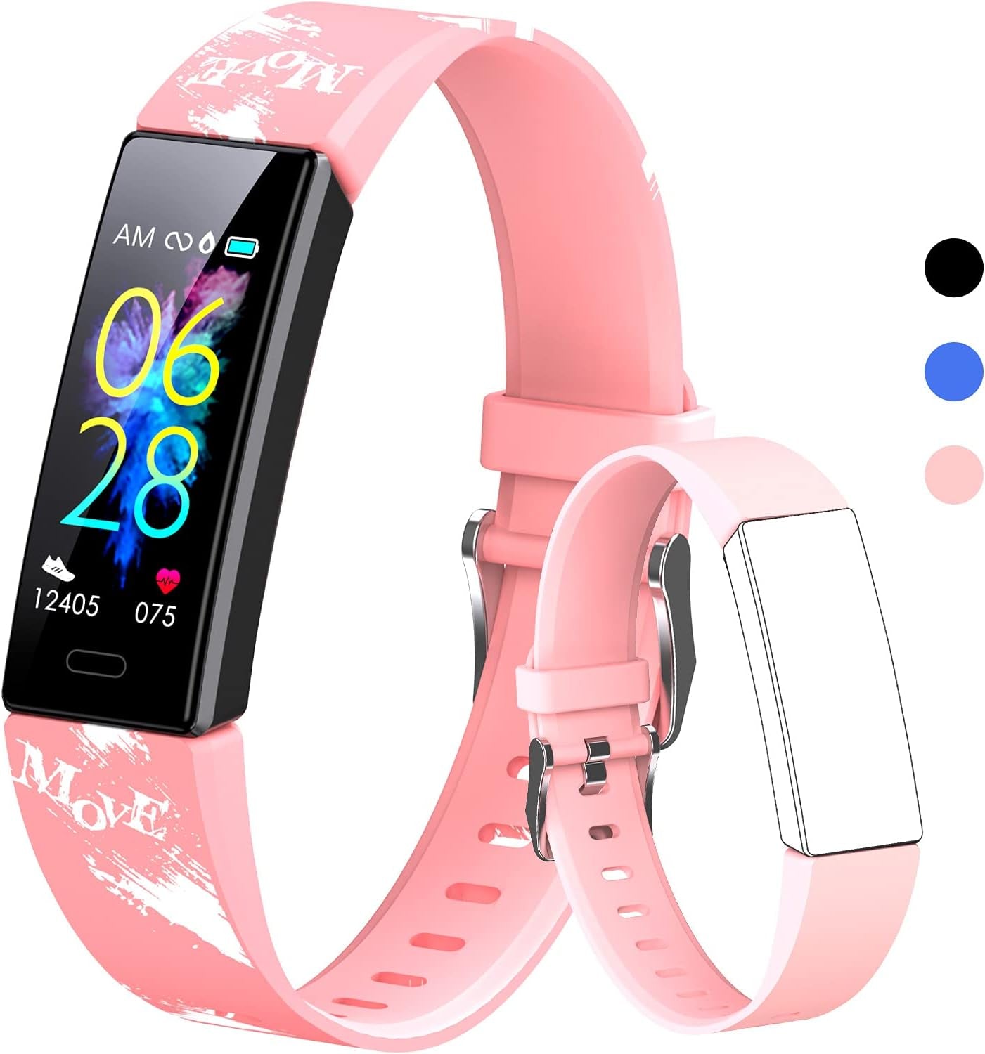Children's Fitness Tracker Watch - IP68 Waterproof Smartwatch with Pedometer, Stopwatch, and 11 Sports Modes for Ages 6-16