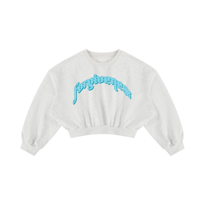 Women's Boxy Cropped Crewneck Sweatshirt