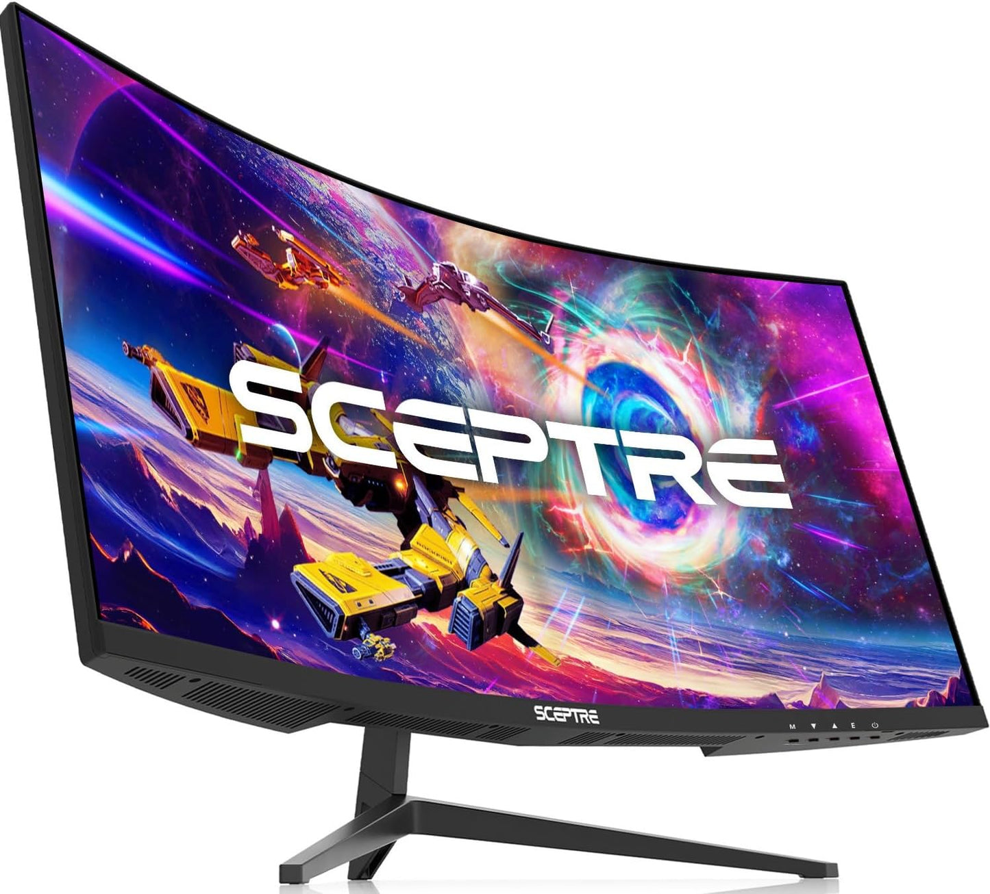 30-Inch Curved Ultra Wide Gaming Monitor, 21:9 Aspect Ratio, 2560x1080 Resolution, Up to 200Hz Refresh Rate, HDMI and DisplayPort, Built-In Speakers, Metal Black (C305B-200UN1)
