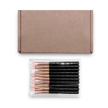 Professional Makeup Brush Set for Women, 10-Piece Double-Sided Reusable Sponge Eyeshadow Applicators