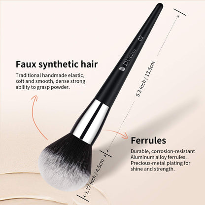 32Pcs PRO Grade Makeup Brushes Set Premium Ultra-Soft Synthetic Foundation Contour Powder Blush Concealer Eyeshadow Classic Black Professional Make up Brushes