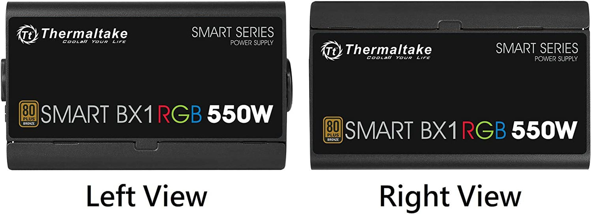 Smart BX1 RGB 550W 80+ Bronze Non-Modular Power Supply - SLI/Crossfire-Compatible, Haswell Ready, ATX12V V2.31 / EPS 12V, 5-Year Warranty