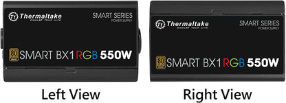 Smart BX1 RGB 550W 80+ Bronze Non-Modular Power Supply - SLI/Crossfire-Compatible, Haswell Ready, ATX12V V2.31 / EPS 12V, 5-Year Warranty