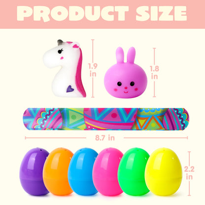 200 Colorful Prefilled Easter Eggs with Exciting Toys Inside - Perfect for Kids' Easter Baskets and Classroom Exchanges!