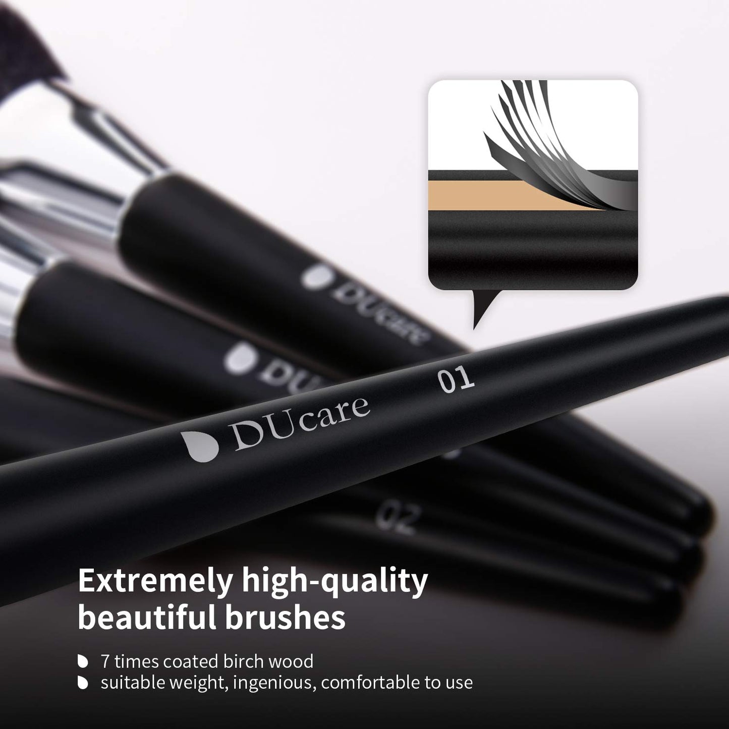 32Pcs PRO Grade Makeup Brushes Set Premium Ultra-Soft Synthetic Foundation Contour Powder Blush Concealer Eyeshadow Classic Black Professional Make up Brushes