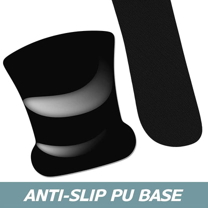 Ergonomic Memory Foam Wrist Support Pads for Mouse and Keyboard - Non-Slip Design for Enhanced Comfort and Pain Relief during Typing and Gaming on PC and Laptop