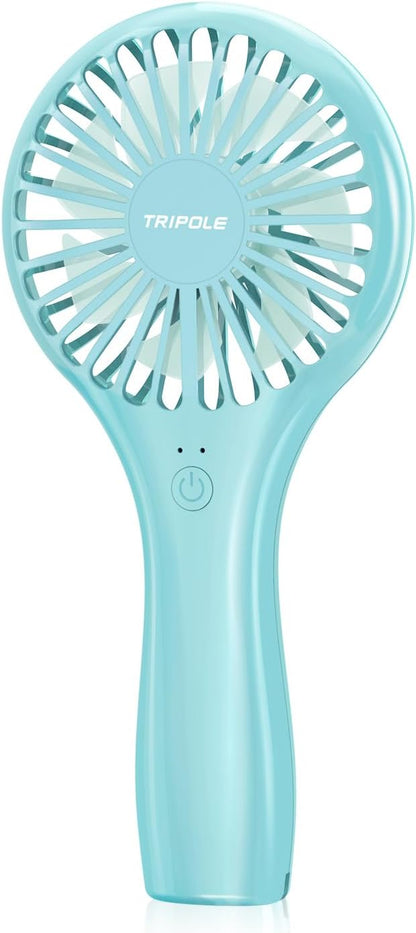 Compact Rechargeable Handheld Fan with Adjustable Speed and Stylish Design for Personal Use - Ideal for Travel and Outdoor Activities